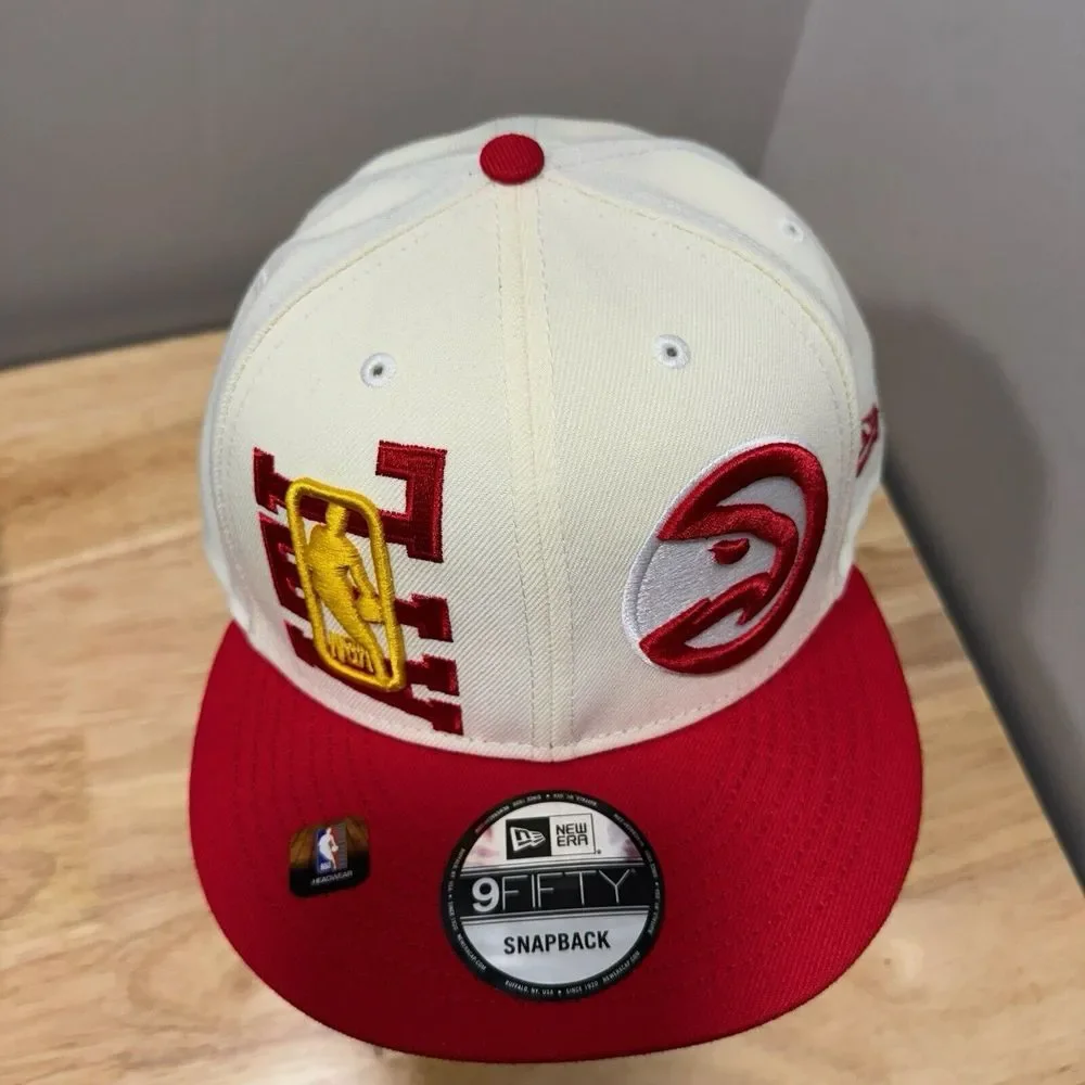 Atlanta Hawks New Era‎ NBA On Stage Draft 9FIFTY Snapback Hat Cream OSFM Cap